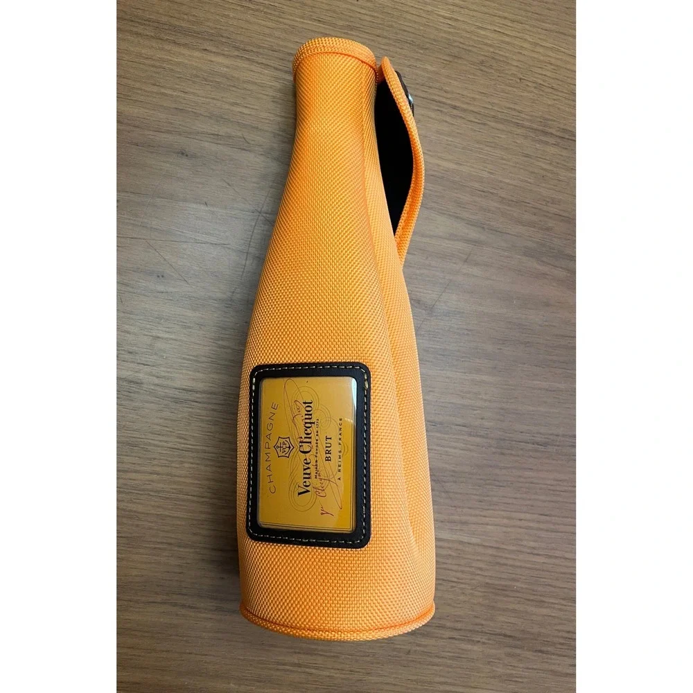 Veuve Clicquot Champagne Bottle Carrier OS Orange Excellent Thermal